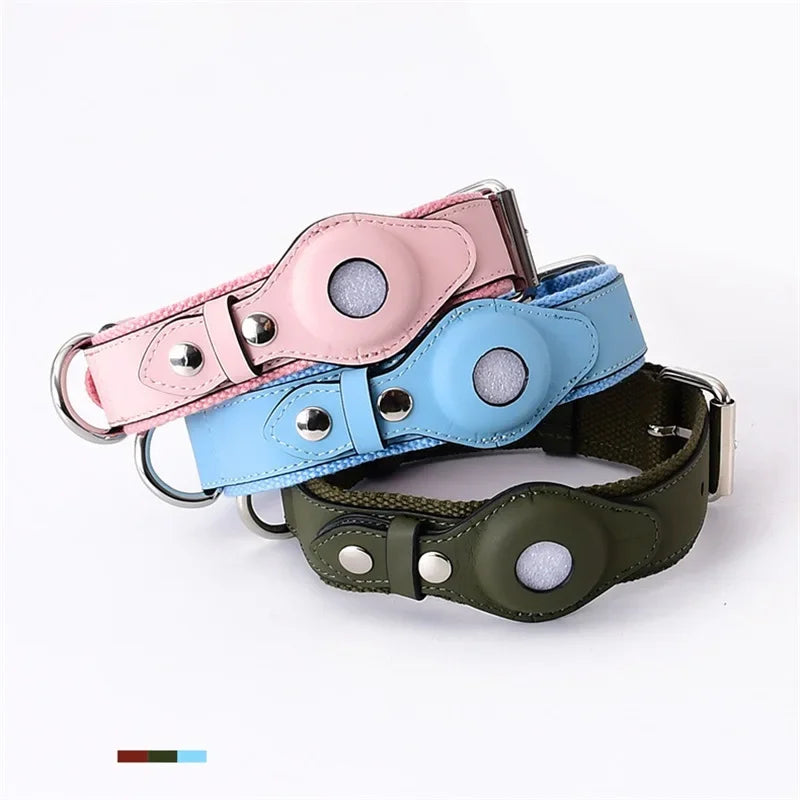 Luxury Air Tag Dog Collar